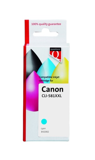 [842082] Inktcartridge Quantore alternatief tbv Canon CLI-581XXL blauw