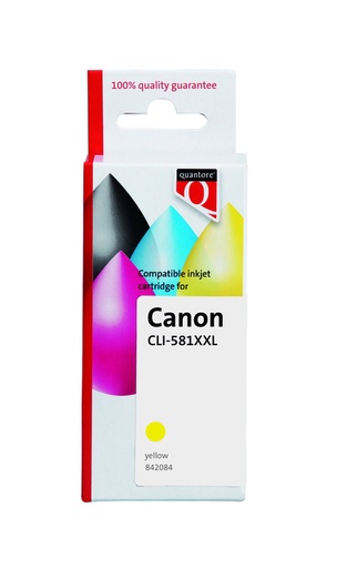 [842084] Inktcartridge Quantore alternatief tbv Canon CLI-581XXL geel