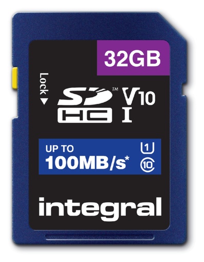 [435278] Carte mémoire Integral SDHC V10 32Go