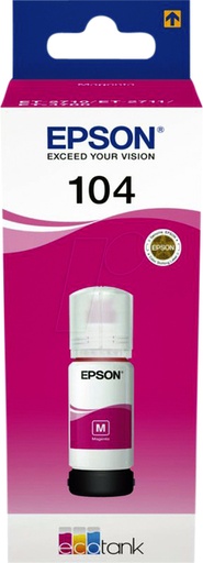 [412276] Recharge d'encre Epson 104 T00P340 rouge