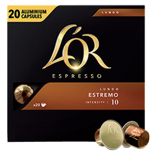 [891672] Koffiecups L'Or espresso Lungo Estremo 20 stuks