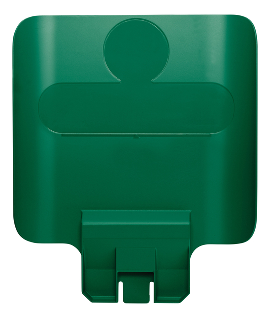 Panneau de communication pour station de recyclage Slim Jim vert