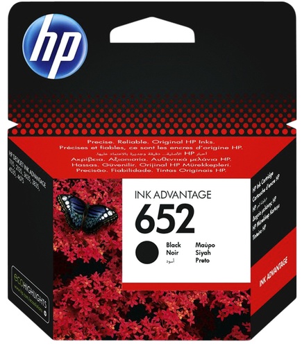 [404544] Inktcartridge HP F6V25AE 652 zwart