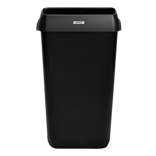 [892661] Poubelle Katrin 92261 ouverte 25 litres noir