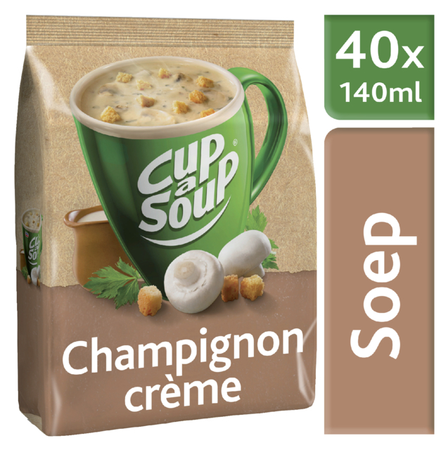 Cup-a-Soup Unox Champignon crème sac pour distributeur 140ml