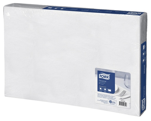 [892253] Set de table Tork 474538 papier 42x27cm blanc 500 pièces