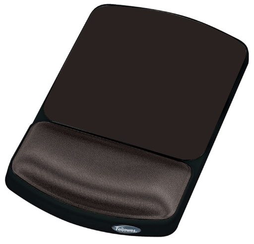 [436189] Tapis souris repose-poignet Fellowes gel réglable graphite