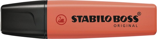 [635252] Markeerstift STABILO BOSS Original 70/140 pastel zacht koraalrood