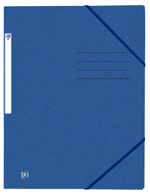 Chemise à élastique Oxford Top File+ A4 bleu