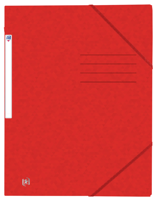 Chemise à élastique Oxford Top File+ A4 rouge