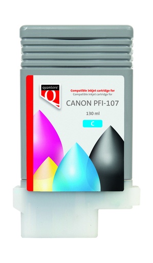 [842093] Inktcartridge Quantore alternatief tbv Canon PFI-107 blauw