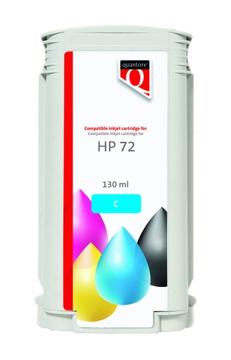 [841203] Inktcartridge Quantore alternatief tbv HP 72 C9371A blauw