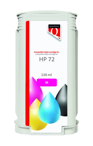 [841204] Inktcartridge Quantore alternatief tbv HP 72 C9372A rood