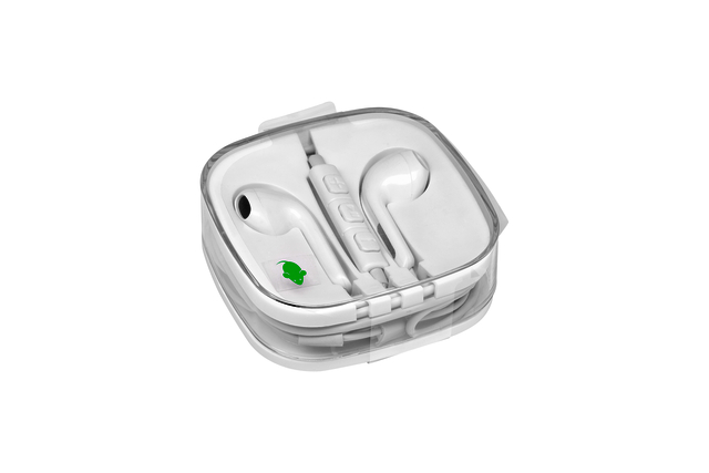 Oortelefoon Green Mouse met USB-C aansluiting