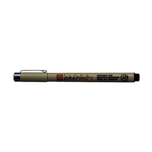 [1385351] Fineliner Sakura Pigma Graphic 1 1,0mm noir