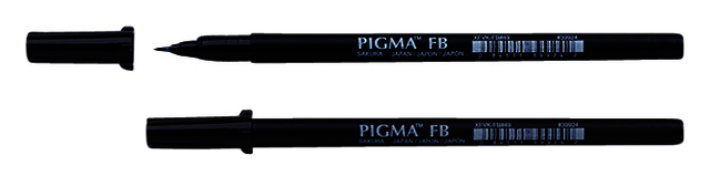 Stylo pinceau Sakura Pigma fin noir