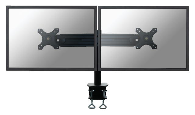 Support écrans Neomounts D700D 2x 19-30" avec pince noir