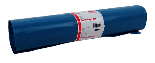 [892262] Afvalzak Quantore LDPE T60 120L blauw extra stevig 70x110cm rol à  20 stuks