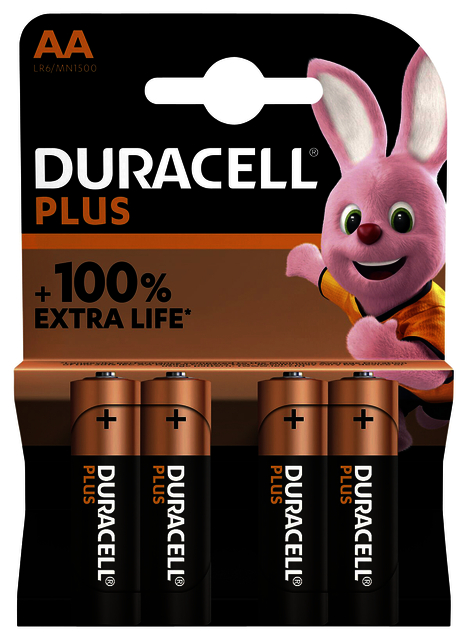 Pile Duracell Plus 4x AA