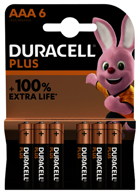 Pile Duracell Plus 6x AAA