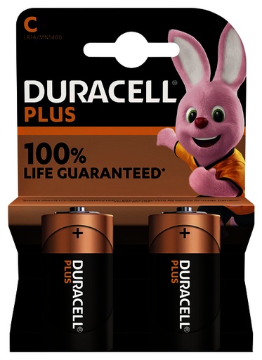 [1388153] Pile Duracell Plus 2x C