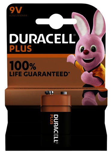 [1388155] Batterij Duracell Plus 1x9Volt