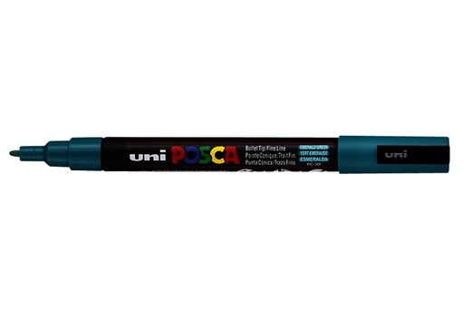 [1386163] Verfstift Posca PC3M fijn smaragdgroen