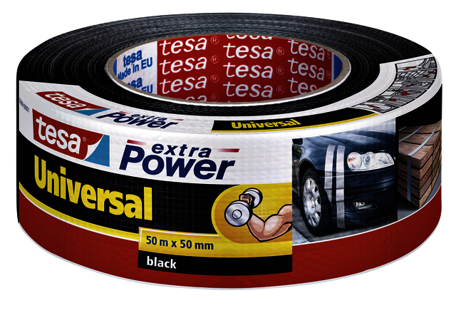 Duct tape tesa® extra Power Universal 50mx50mm zwart