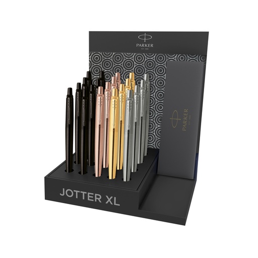 [1388991] Balpen Parker Jotter XL Monochrome assorti medium 20 stuks