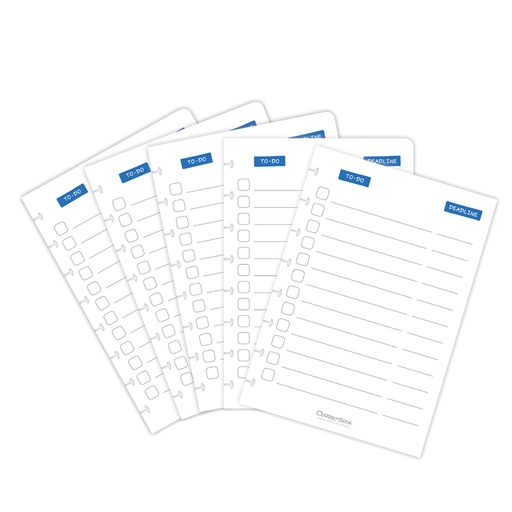 [1391533] Kit extension Correctbook A5 To-do 5 feuilles