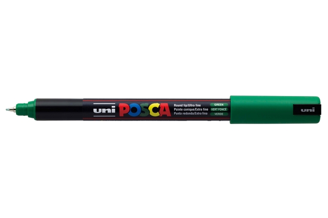 Verfstift Posca PC1MR extra fijn donkergroen