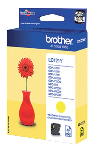 [401822] Inktcartridge Brother LC-121Y geel