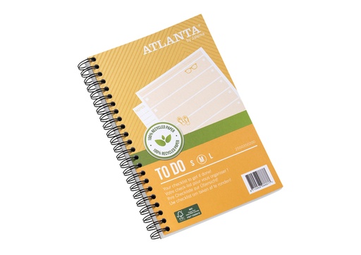 [1397052] Things To Do Djois Atlanta Summer recyclé 195x125mm 100 feuilles 70g jaune 2 pièces