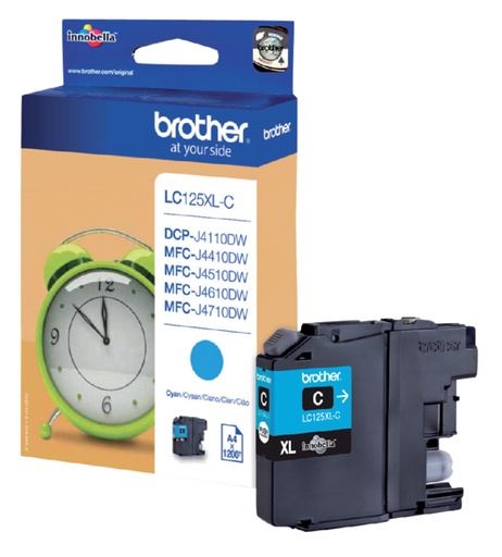 [401489] Inktcartridge Brother LC-125XLC blauw