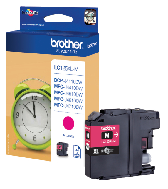 Cartouche d’encre Brother LC-125XLM rouge