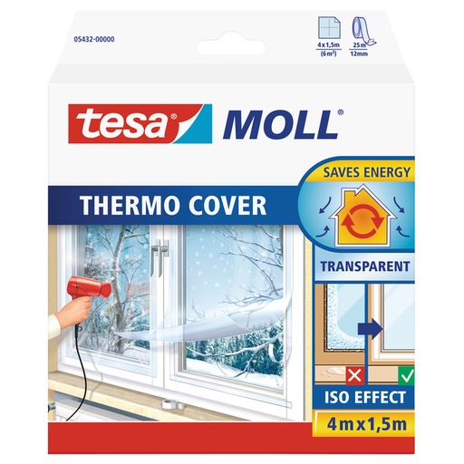 [1397033] Isolatiefolie tesamoll® Thermo Cover tbv ramen 1,5x4m transparant