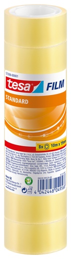 [1396960] Plakband tesafilm® Standaard 10mx19mm transparant 8 rollen