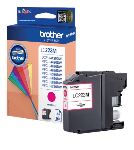 [404252] Inktcartridge Brother LC-223M rood