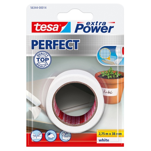 [1396947] Reparatietape tesa® extra Power Perfect 2.75mx38mm wit