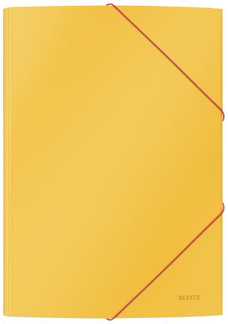 Elastomap Leitz Cosy A4 3-kleps geel