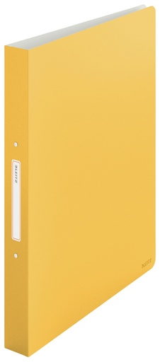 [1397873] Classeur Leitz Cosy A4 2 anneaux méc-O 25mm PP jaune