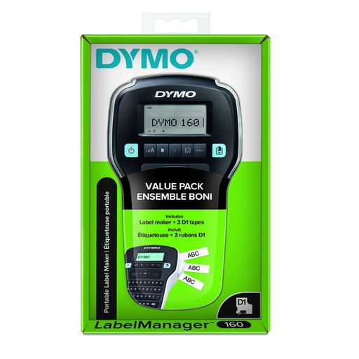 [1398141] Etiqueteuse Dymo LabelManager LM160 azerty valuepack