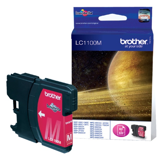 [411773] Inktcartridge Brother LC-1100M rood