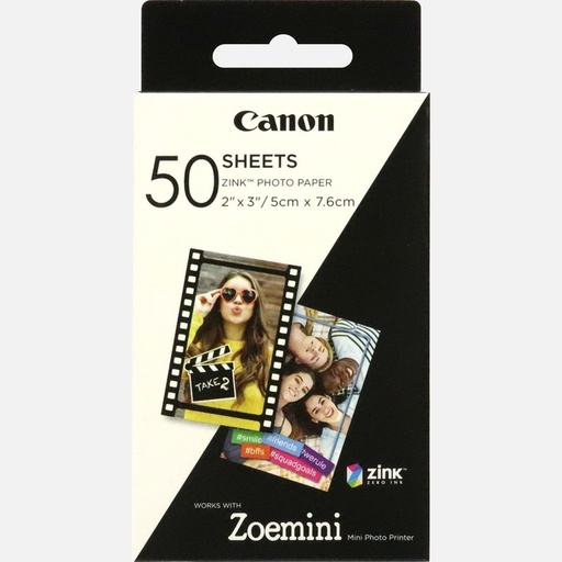 [1398457] Papier photo Canon Zoemini ZP-2030 50 feuilles