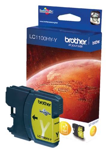 [411407] Inktcartridge Brother LC-1100HYY geel