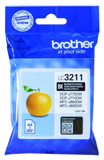 [405302] Inktcartridge Brother LC-3211BK zwart