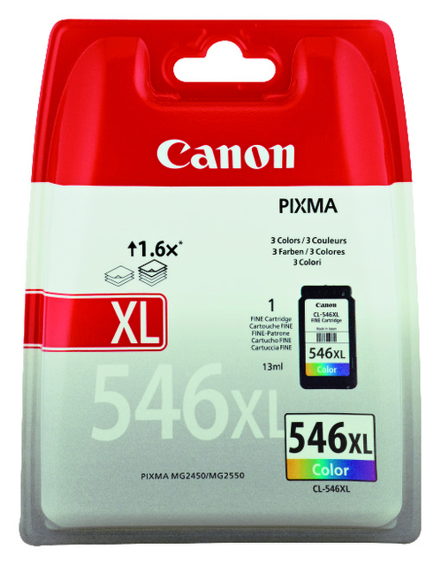 Cartouche d’encre Canon CL-546XL couleur