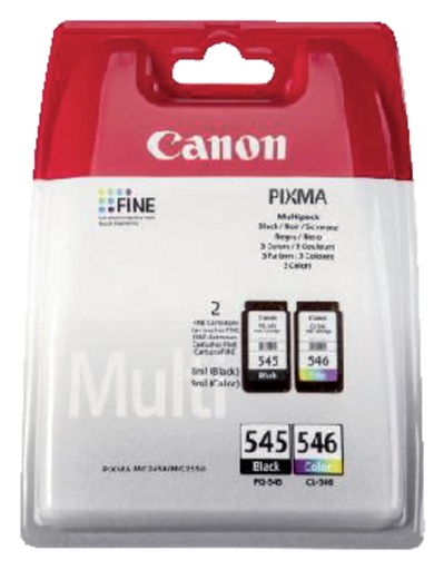 [404142] Inktcartridge Canon PG-545 + CL-546 zwart + kleur