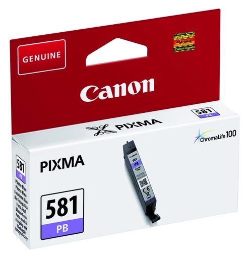 [405335] Inktcartridge Canon CLI-581 foto blauw