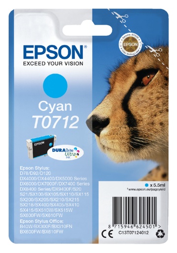 [402488] Inktcartridge Epson T0712 blauw